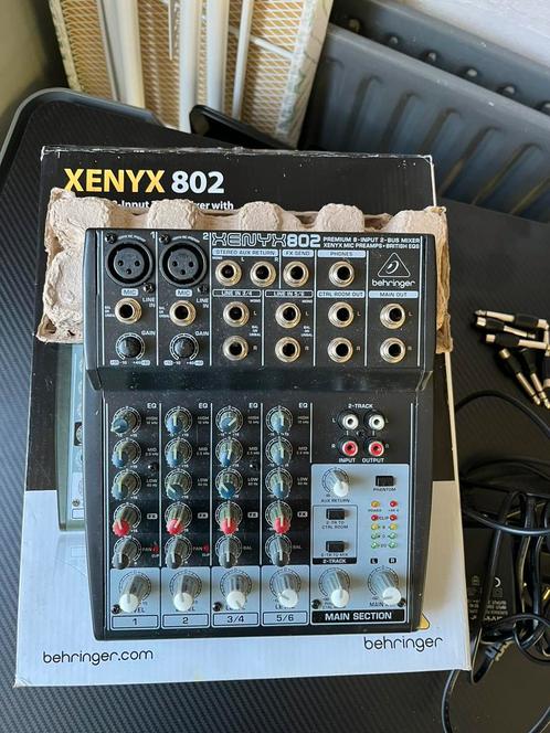 Behringer Xenyx 802, Muziek en Instrumenten, Mengpanelen, Zo goed als nieuw, Ophalen of Verzenden