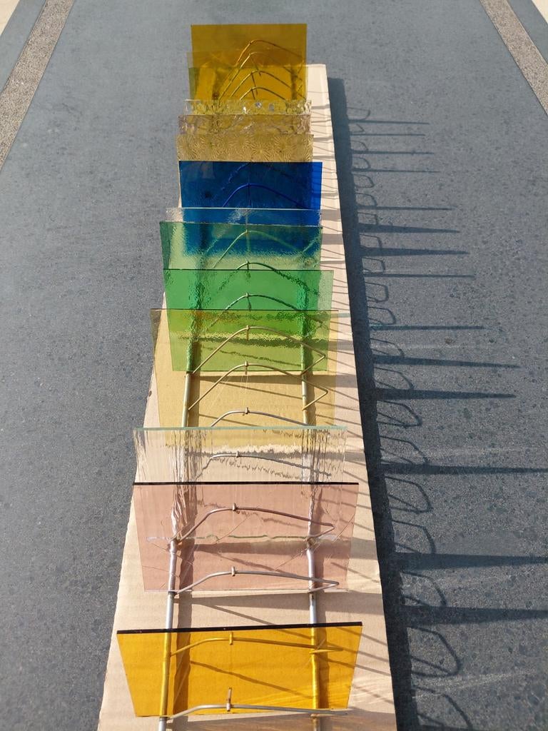 Figuurglasplaatjes Glas in lood/Tiffany, Ophalen of Verzenden, Nieuw