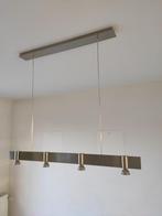 Grijze hanglamp, Ophalen of Verzenden, Gebruikt, Metaal, Minder dan 50 cm