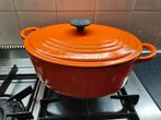 le Creuset, Huis en Inrichting, Keuken | Potten en Pannen, Ophalen of Verzenden, Gebruikt, Gietijzer