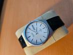 Seiko vintage Quartz type II klok, Sieraden, Tassen en Uiterlijk, Horloges | Heren, Seiko, Staal, Verzenden, Leer