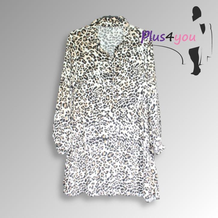 30532 Zgan Lange tuniek mt L  P20, Kleding | Dames, Grote Maten, Zo goed als nieuw, Blouse of Tuniek, Overige kleuren, Ophalen of Verzenden