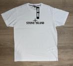 Stone Island Logo T-Shirt - Wit, Verzenden, Wit, Stone Island, Maat 56/58 (XL)