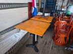 Restauranttafels 70x70 bistro horeca eiken tafels, Ophalen, Gebruikt, 50 tot 100 cm, Vierkant