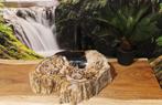 VERSTEEND HOUT I PETRIFIED WOOD I NATUURSTEEN I WASBAK KOM, Ophalen, Nieuw, Minder dan 100 cm, Wasbak of Wastafel