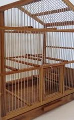 Gezocht houten vogelkooi, Dieren en Toebehoren, Vogels | Hokken en Kooien, Ophalen, Zo goed als nieuw, Hout, Vogelkooi