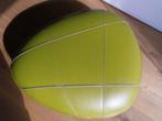 Leolux leren poef, 90x75x32 cm, Huis en Inrichting, Banken | Voetenbanken en Poefen, Ophalen, Leer, 75 tot 100 cm, Zo goed als nieuw