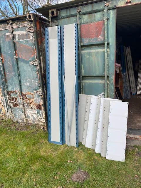 metalen magazijn/onderdelen stelling met 7 legborden, Huis en Inrichting, Kasten | Stellingkasten, Gebruikt, Ophalen