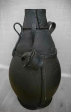 Stoere met hand gemaakte kruik / vaas voor binnen of buiten, Tuin en Terras, Bloempotten, Overige materialen, Rond, Tuin, Zo goed als nieuw