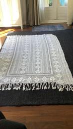 Helderwit antikiek Frans gehaakt kleed, gordijn, sprei, Ophalen of Verzenden
