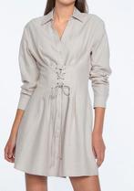 Beige Corset Jurk Stradivarius - Maat S, Beige, Nieuw, Ophalen of Verzenden, Maat 36 (S)