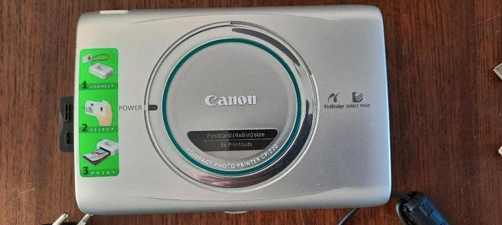 Canon CP-220 fotoprinter, Computers en Software, Printers, Gebruikt, Fotoprinter, Thermo-printer, Kleur printen, Zwart-en-wit printen