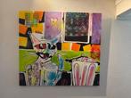 Goed onderhouden groot schilderij van Erik Zwezerijnen, Antiek en Kunst, Ophalen