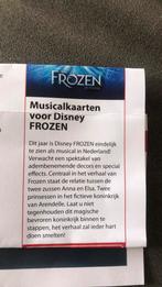 2 musicalkaarten voor Frozen, Tickets en Kaartjes, Theater | Musical, Juli, Twee personen