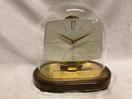 Elektrische Kundo klok tafelklok onder glazen stolp, Antiek en Kunst, Antiek | Klokken, Ophalen of Verzenden