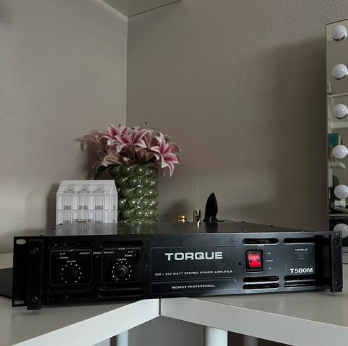 Torque T-500M 250+250 Watt Stereo Power Amplifier, Audio, Tv en Foto, Versterkers en Receivers, Zo goed als nieuw, Stereo, 120 watt of meer