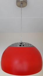 Rode vintage design hanglamp / plavondlamp., Ophalen of Verzenden