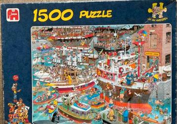 Jan van Haasteren legpuzzel De Haven 1500 stukjes (KWF) beschikbaar voor biedingen