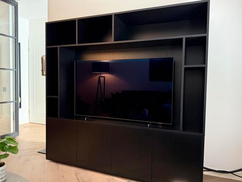 Modern TV Meubel met Opbergruimte van Goossens, Huis en Inrichting, Kasten | Televisiemeubels, Zo goed als nieuw, 150 tot 200 cm