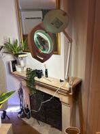 Vergrootglas lamp voor slechtzienden, Huis en Inrichting, Lampen | Vloerlampen, Ophalen, Gebruikt, Metaal, Minder dan 100 cm