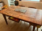 Eettafel te koop, Huis en Inrichting, Tafels | Eettafels, Ophalen, Gebruikt, Teakhout, 50 tot 100 cm