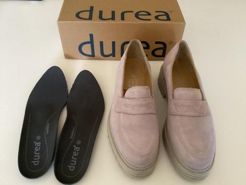 Durea instappers, maat 6,5 H, z.g.a.n., Kleding | Dames, Schoenen, Zo goed als nieuw, Instappers, Overige kleuren, Ophalen of Verzenden