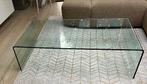 Glazen Salontafel - Moderne Stijl, Zeer Goede Staat, Huis en Inrichting, Tafels | Salontafels, Ophalen, Gebruikt, 100 tot 150 cm