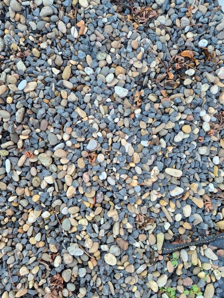 Gratis grind en worteldoek, Tuin en Terras, Grind, Keien en Split, Wit, Ophalen