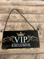 Metalen Wandbord VIP Exclusive, Ophalen of Verzenden, Nieuw