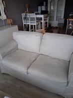 Ikea Ektorp 2-zitsbank + poef + extra hoes, Huis en Inrichting, Banken | Bankstellen, Ophalen, Gebruikt, 150 tot 200 cm, Tweepersoons