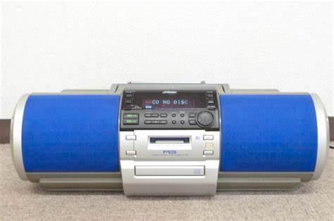 JVC Ghettoblaster met CD-speler en Mini disk, Audio, Tv en Foto, Radio's, Nieuw, Radio, Met cd-speler, Ophalen of Verzenden