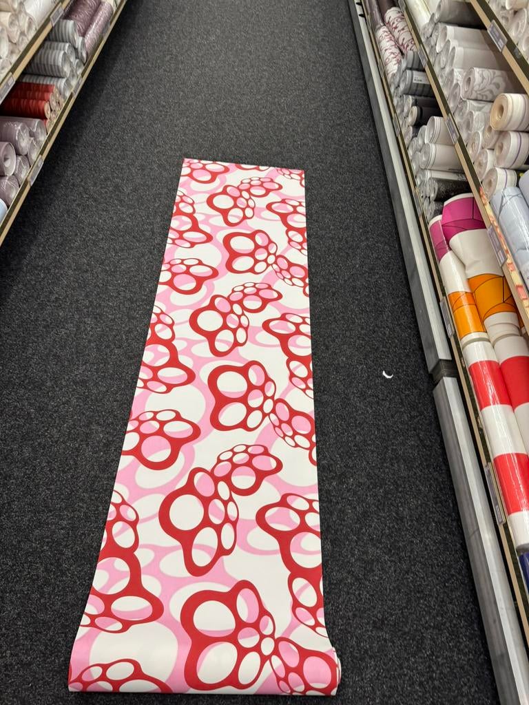 3 rollen nieuw behang - muur 5m2, Huis en Inrichting, Stoffering | Behang, Ophalen of Verzenden, Minder dan 10 m², Roze