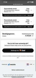 Keinemusik Amsterdam | 3x VIP Silver & Gold tickets te koop, Drie personen of meer