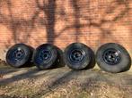 4x Dotz Dakar Dark velgen + BF Goodrich All-Terrain banden, 16 inch, Banden en Velgen, Bestelwagen, Gebruikt