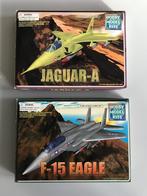 2 Model straaljager/vliegtuig model f-15 eagle en jaguar-A, Hobby en Vrije tijd, Ophalen of Verzenden, Nieuw, Groter dan 1:72