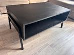 SALON TAFEL ZWART 110x 67cm, Ophalen, 100 tot 150 cm, 50 tot 100 cm, Zo goed als nieuw
