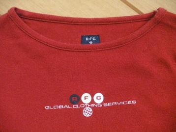 RAGS for GIRLS RfG t- shirt rood maat 152 beschikbaar voor biedingen