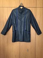 ZGAN Philippe Vallereuil blauw leren tussen jasje; mt medium, Maat 38/40 (M), Blauw, Philippe Vallereuil, Ophalen of Verzenden