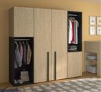 Naël hoogslaper - 90x200 - Eikenkleur/zwart