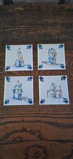 KLM business class tegeltjes, Antiek en Kunst, Ophalen of Verzenden