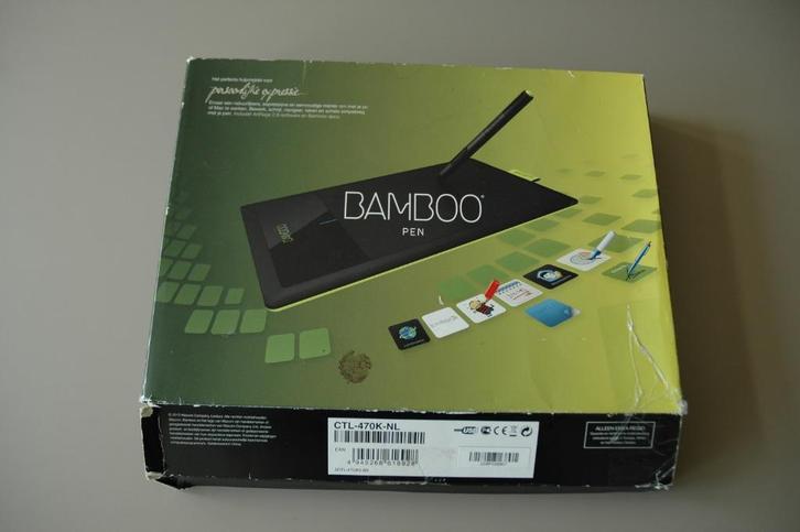 Wacom Bamboo Pen tekentablet CTL-470/K-NL, Computers en Software, Tekentablets, Zo goed als nieuw, Bedraad, Ophalen of Verzenden