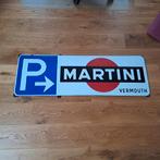 Emaille reclamebord Martini 121x42cm Langcat, Ophalen of Verzenden, Gebruikt, Reclamebord