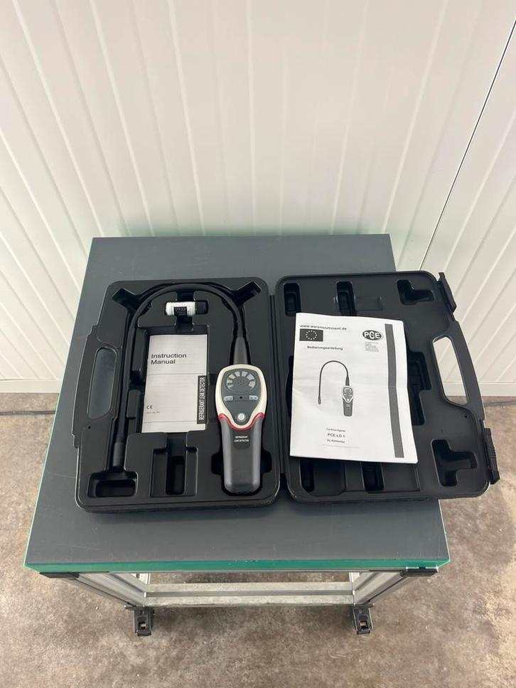 PCE-LD 1 Lekzoeker voor koelmiddelen – compleet in koffer, Doe-het-zelf en Verbouw, Gereedschapskisten, Zo goed als nieuw, Ophalen