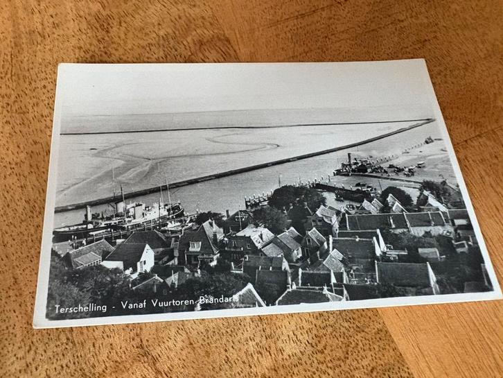 Ansichtkaart Terschelling rederij Doeksen haven, Verzamelen, Scheepvaart, Gebruikt, Ophalen of Verzenden
