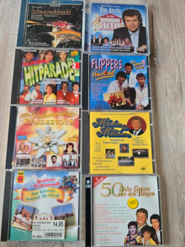 Collectie van 8 diverse Duitstalige CD's, Cd's en Dvd's, Cd's | Verzamelalbums, Gebruikt, Wereldmuziek, Ophalen of Verzenden