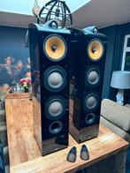 Mooie B&W 703 Nautilus Hoogglans Zwart Luidsprekers, Ophalen of Verzenden, Zo goed als nieuw, Bowers & Wilkins (B&W), 120 watt of meer