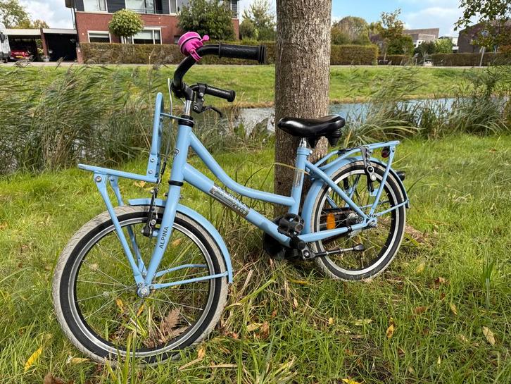 Alpina Cargo Meisjesfiets 18 inch, Fietsen en Brommers, Fietsen | Meisjes, Gebruikt, 18 inch, Handrem, Ophalen