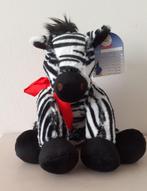 Build a Bear Zebra knuffel nieuwstaat met strik pony, Nieuw, Overige merken, Stoffen beer, Ophalen of Verzenden