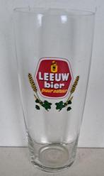 Leeuw Bier Glas Fluitje logo 1965-1974 Puur natuur, Verzamelen, Biermerken, Ophalen of Verzenden, Zo goed als nieuw, Glas of Glazen
