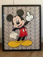 Mickey Mouse poster in een lijst, Ophalen, Mickey Mouse, Zo goed als nieuw, Plaatje of Poster